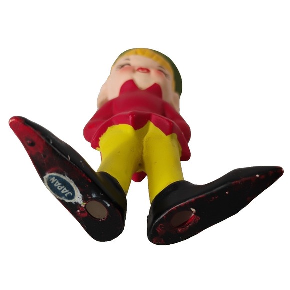 Vintage 1950s Japan Ceramic Porcelain Pixie Elf Figurine - Picture 7 of 7